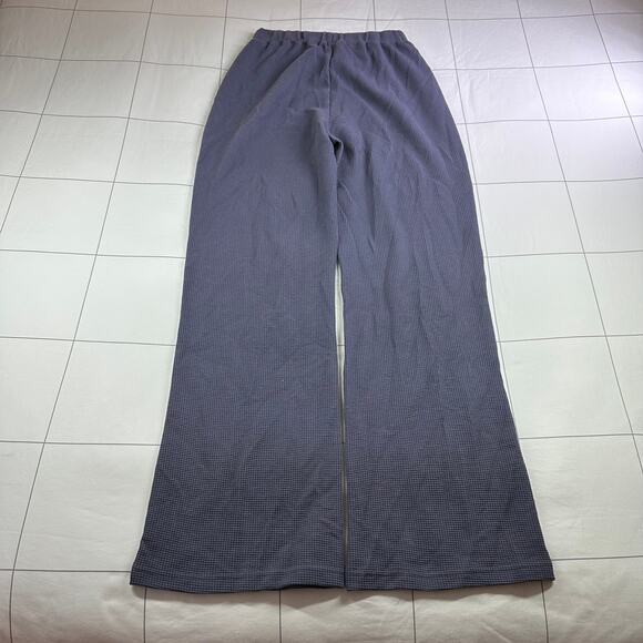 Comfrt Pants Womens Small Blue Waffle Knit Lounge Pull On Athleisure Sweatpants - Picture 3 of 12